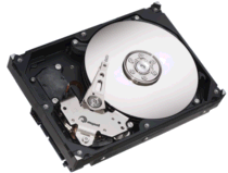 hard disk drive exposed
